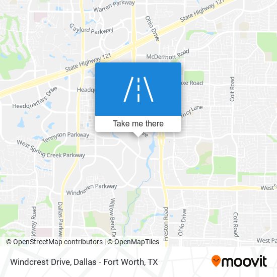 Windcrest Drive map