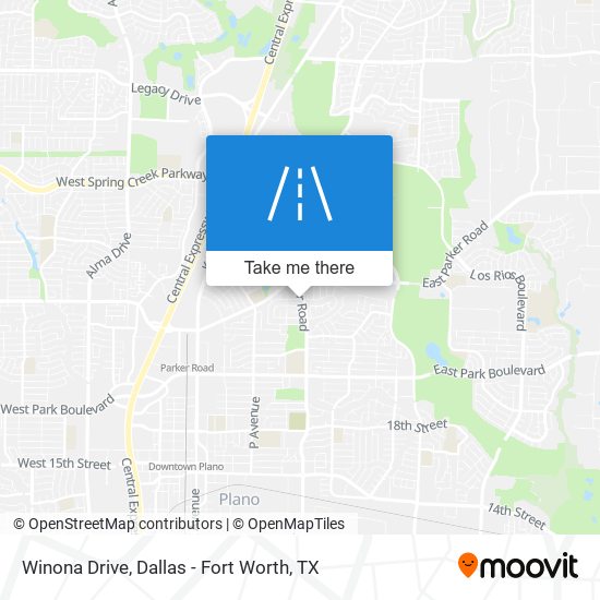 Winona Drive map