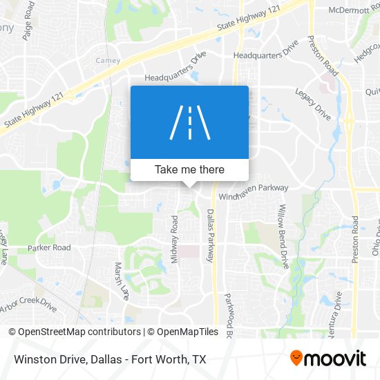 Mapa de Winston Drive