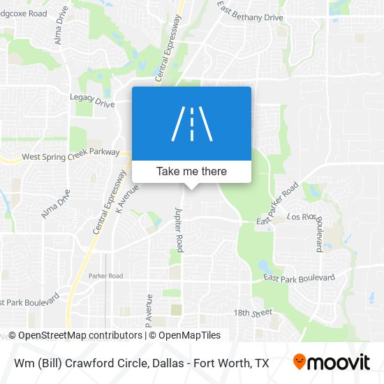 Wm (Bill) Crawford Circle map
