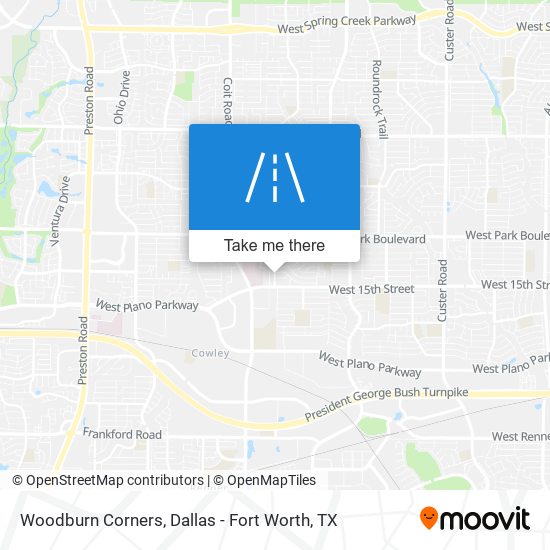 Mapa de Woodburn Corners