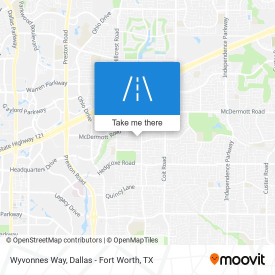 Wyvonnes Way map