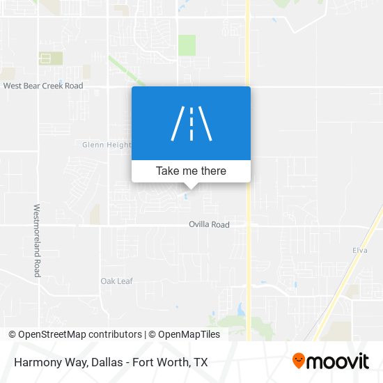 Harmony Way map