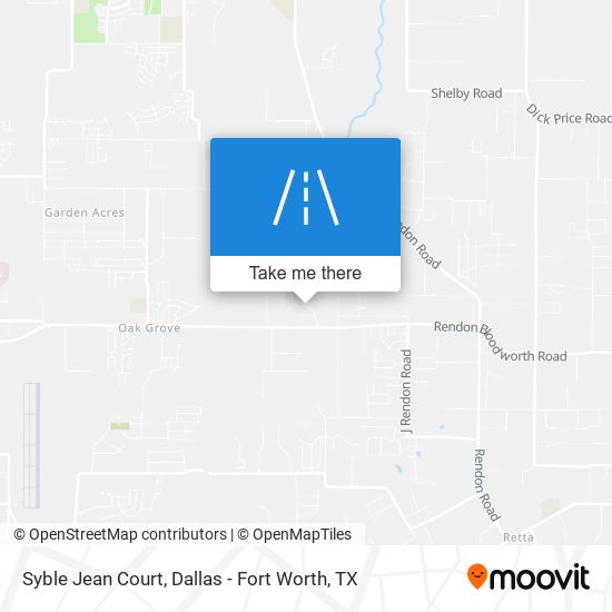 Syble Jean Court map