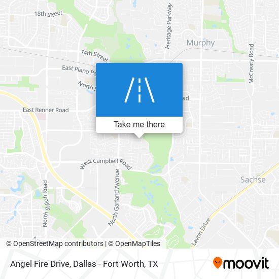 Angel Fire Drive map