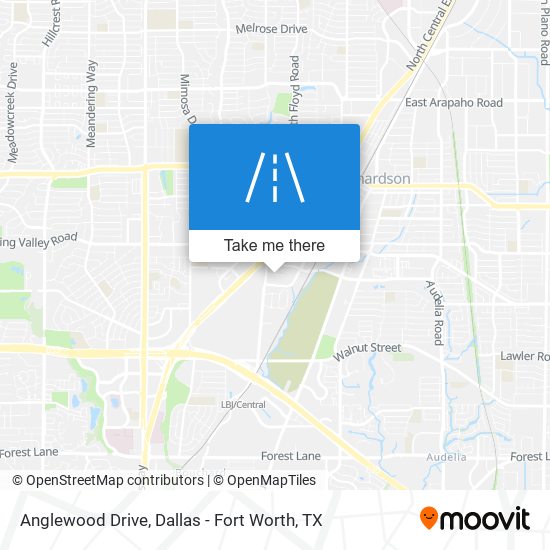 Mapa de Anglewood Drive