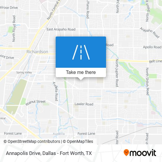 Mapa de Annapolis Drive