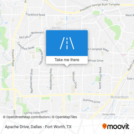 Mapa de Apache Drive