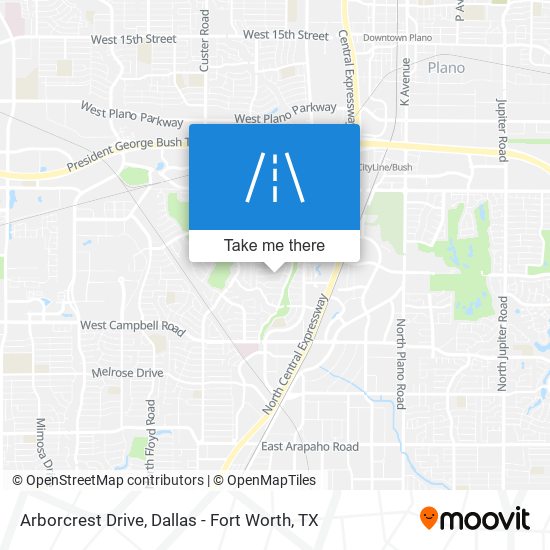Arborcrest Drive map