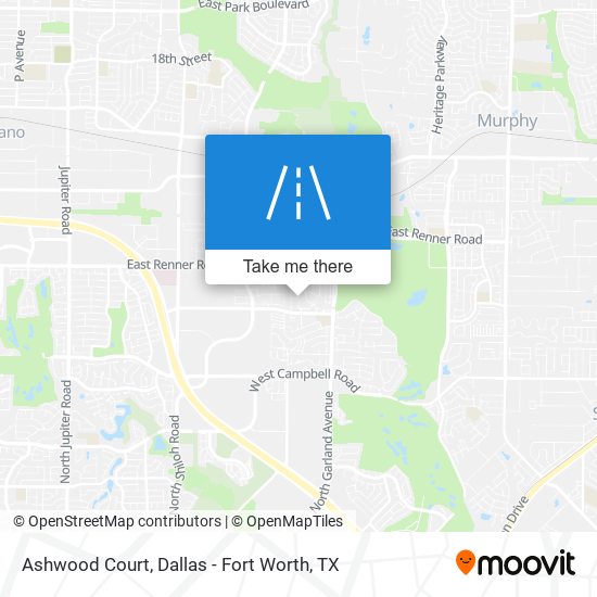 Ashwood Court map