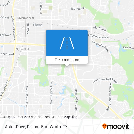 Aster Drive map