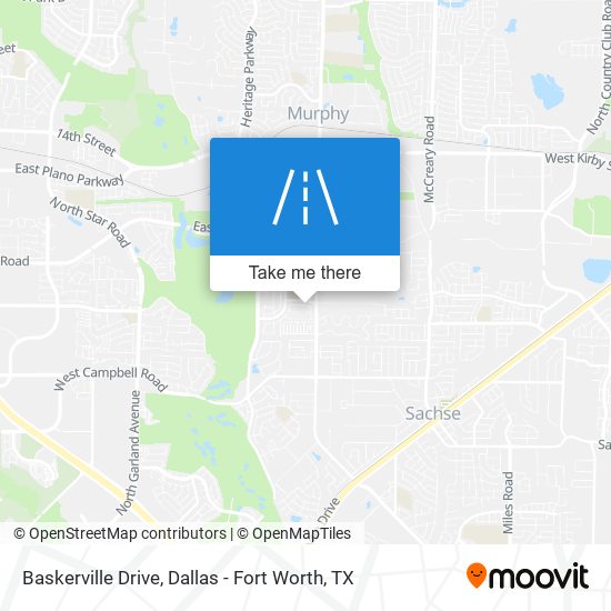 Baskerville Drive map