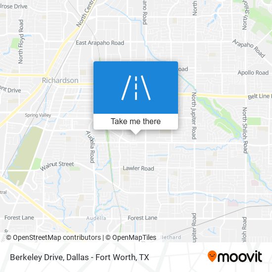 Berkeley Drive map