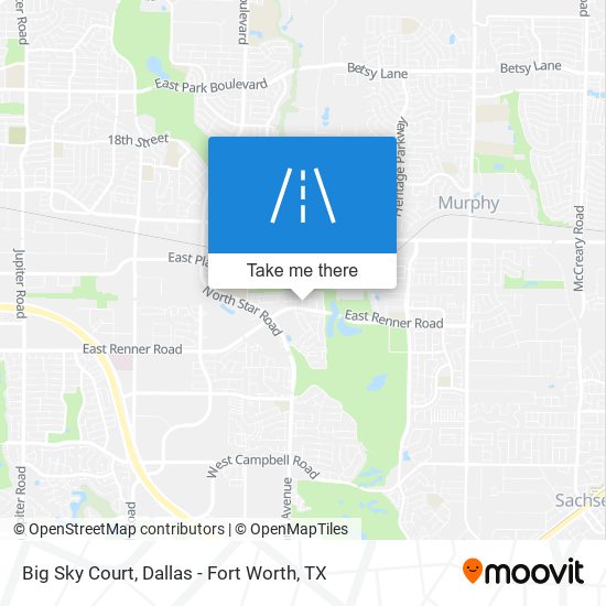 Big Sky Court map