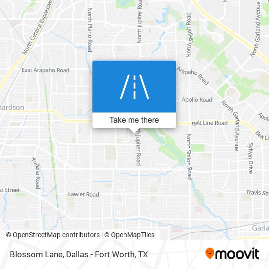 Blossom Lane map