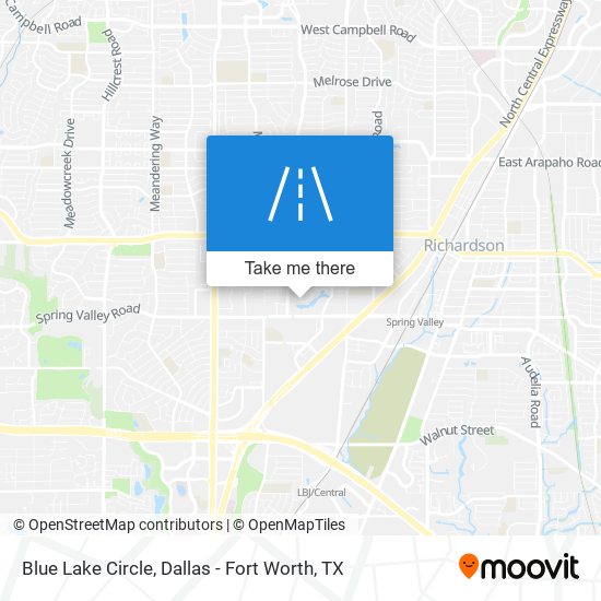 Mapa de Blue Lake Circle