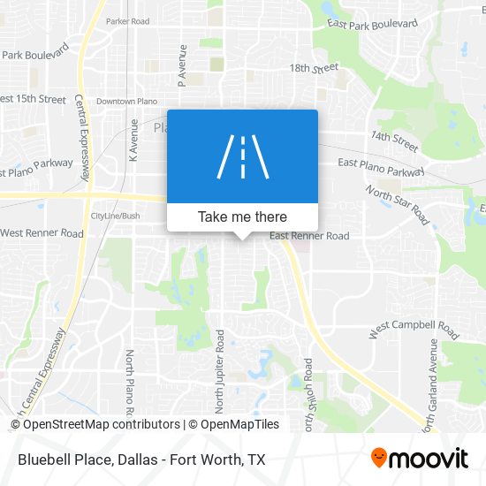 Bluebell Place map
