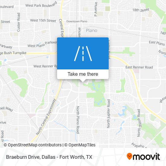 Braeburn Drive map
