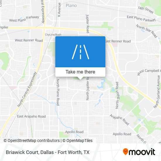 Briawick Court map