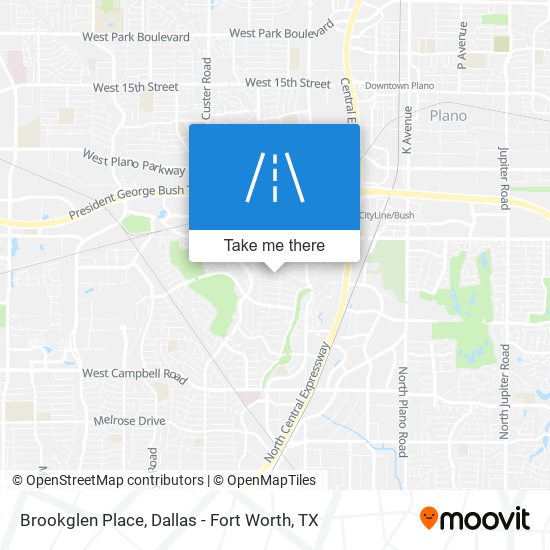 Brookglen Place map
