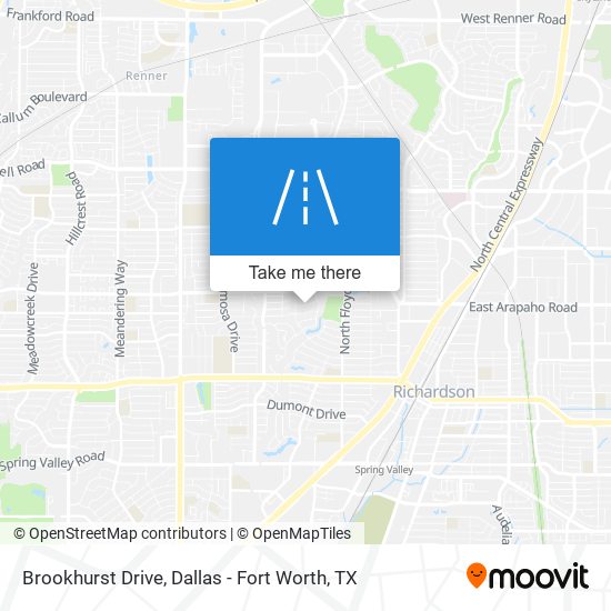 Mapa de Brookhurst Drive