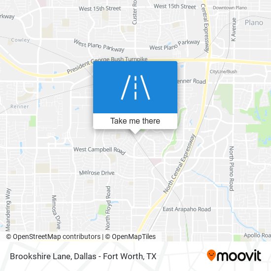 Brookshire Lane map