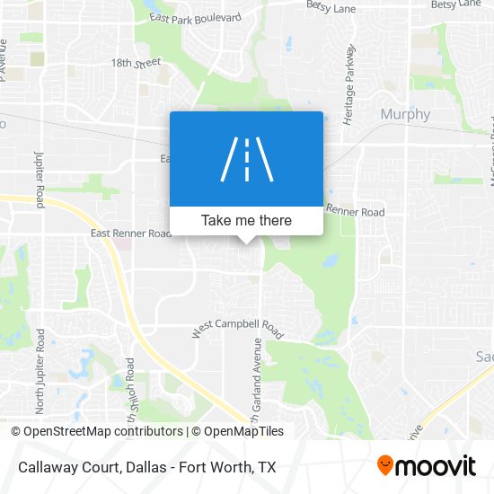 Mapa de Callaway Court