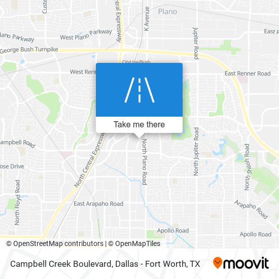 Mapa de Campbell Creek Boulevard