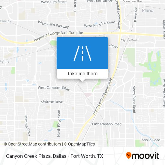 Mapa de Canyon Creek Plaza