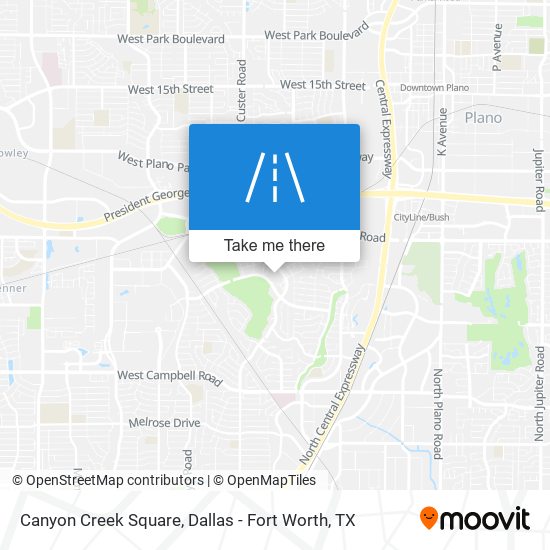 Mapa de Canyon Creek Square