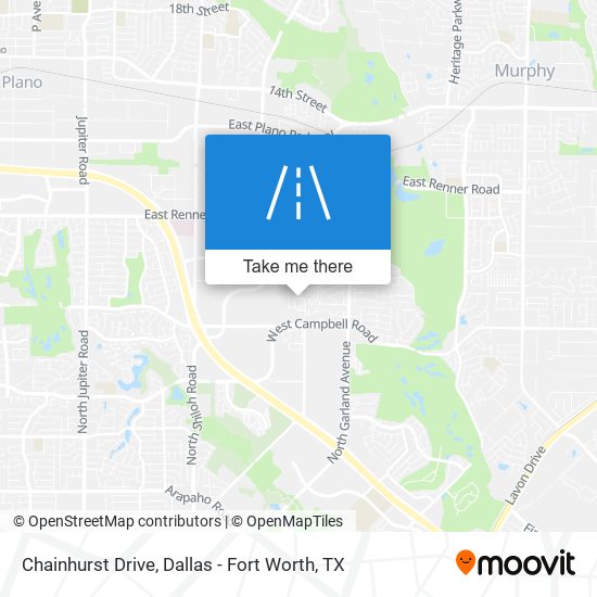 Chainhurst Drive map