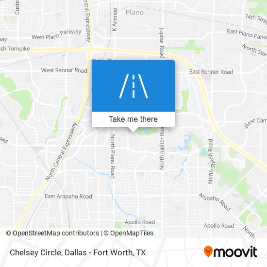 Chelsey Circle map