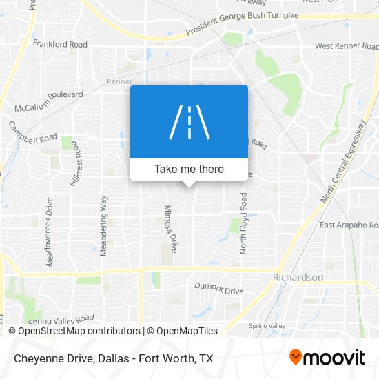 Cheyenne Drive map
