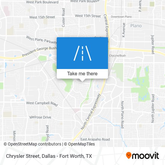 Chrysler Street map