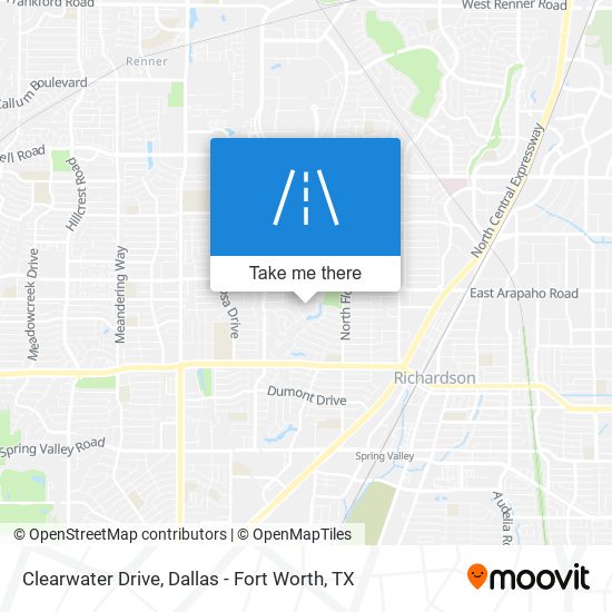 Mapa de Clearwater Drive
