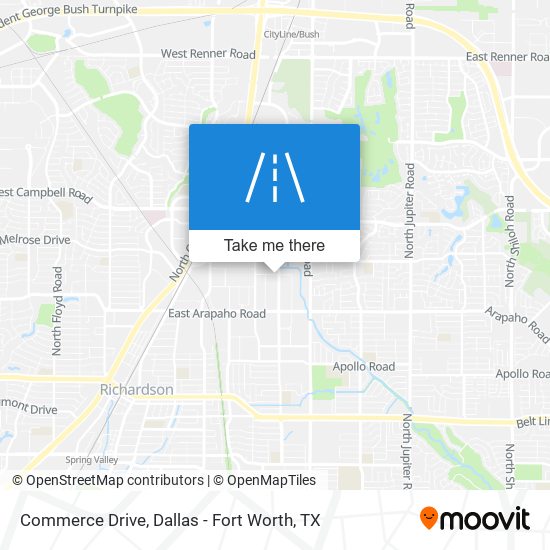 Commerce Drive map