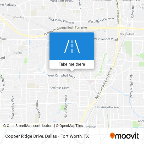 Mapa de Copper Ridge Drive