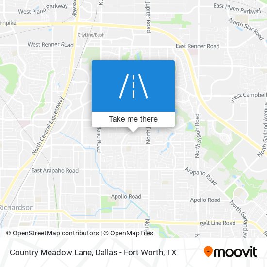Mapa de Country Meadow Lane