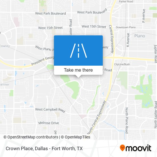 Mapa de Crown Place