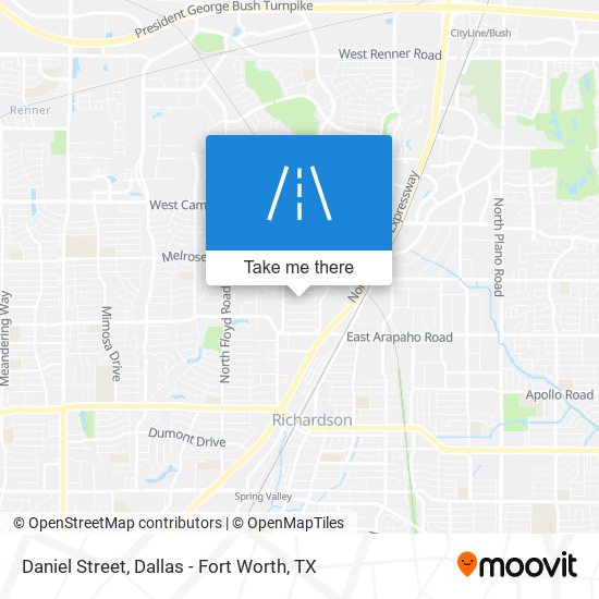 Daniel Street map