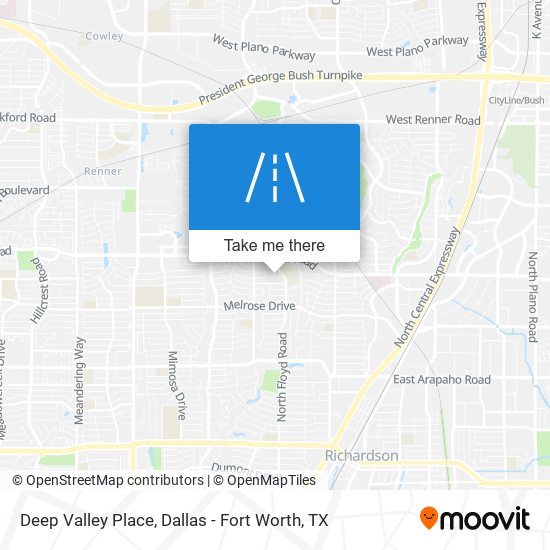 Deep Valley Place map