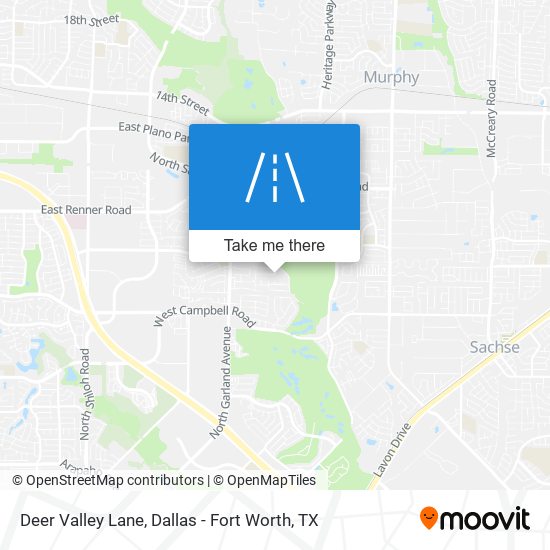 Deer Valley Lane map