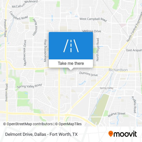 Delmont Drive map