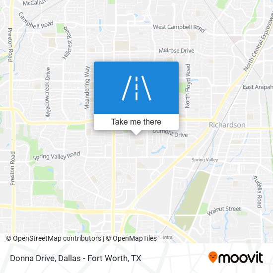 Mapa de Donna Drive