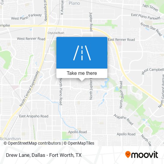 Mapa de Drew Lane