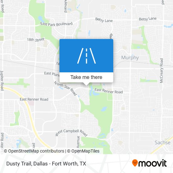 Dusty Trail map
