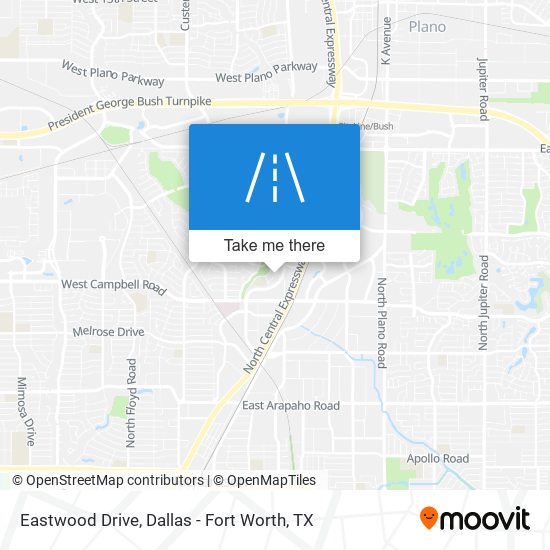 Eastwood Drive map
