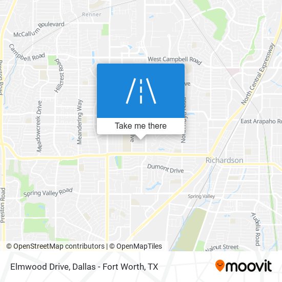 Mapa de Elmwood Drive