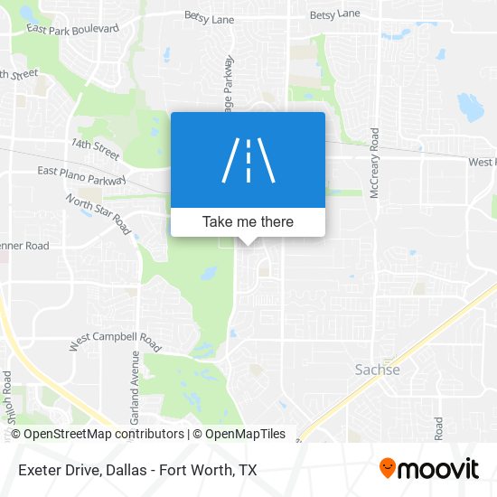Exeter Drive map