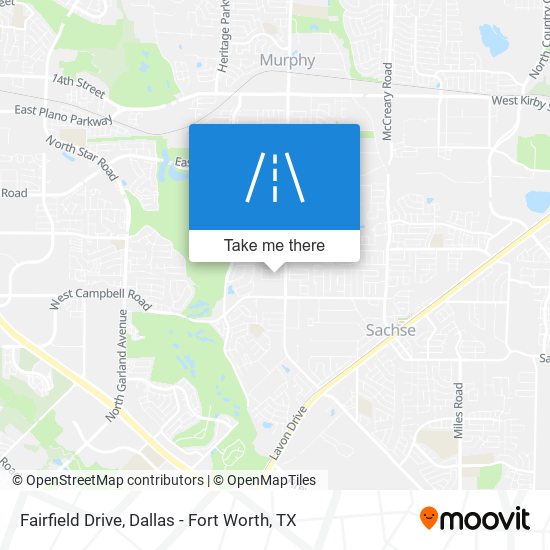 Fairfield Drive map
